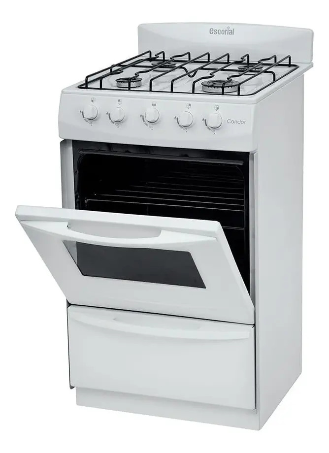 Cocina Escorial Candor S2 Color Blanco Gas Natural Blanco