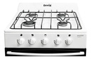 Cocina Gas Envasado Master 4 Hornallas 56cm Escorial Blanco Blanco