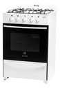 Cocina Gas Envasado Master 4 Hornallas 56cm Escorial Blanco Blanco