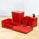 Kit Combo Cocina - Escurridor Organizador Jabonera Tacho