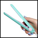 Planchita De Pelo Chica Westinghouse Flequillo Ceramica 170° Color Celeste