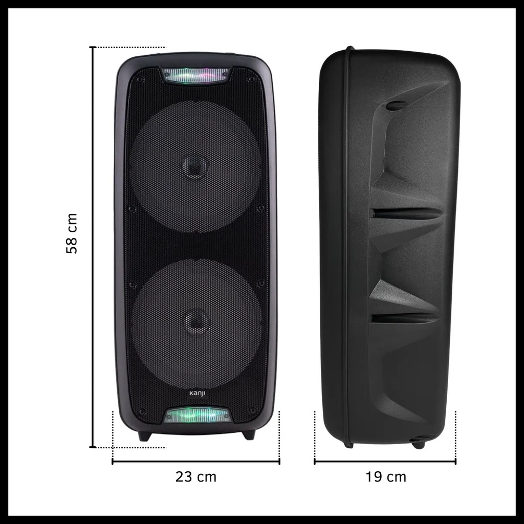 Parlante Portátil Kanji Privilege Con Micrófono Bluetooth