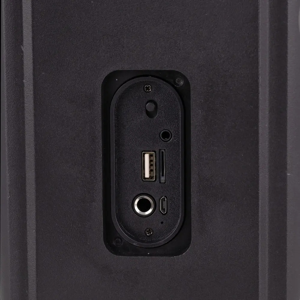 Parlante Inalambrico Bt Tws Bass Rgb - Parlante Portatil Negro