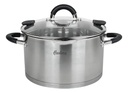 Juego 3 Ollas Acero Inoxidable Triple Fondo - Hudson 6 Pzas Color Plateado