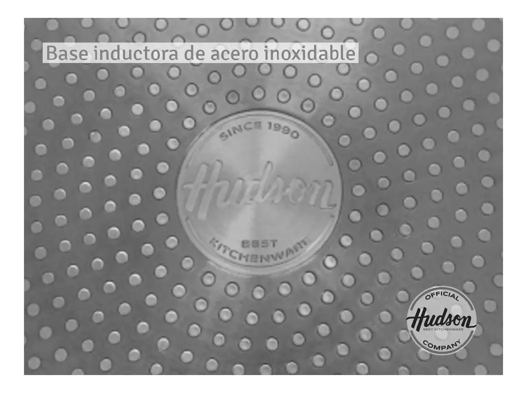 Juego Ollas Hudson Cerámica Antiadherente Aluminio - Forjado Gris