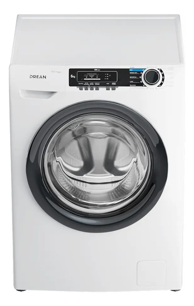 Lavarropas Carga Frontal 6 Kg Blanco Drean Lfdr0608lb0