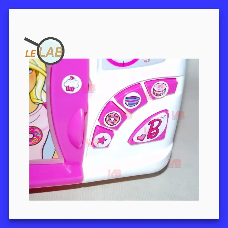 Microondas Glam Juguete Barbie C/sonido. 640 Color Rosa