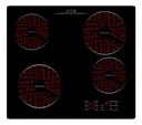 Anafe Vitrocerámicos Cuadruple Kanji Negro Kjb-eh4gl001