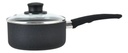 Batería Cocina Olla Cacerola Aluminio Antiadherente Safira 5p Mta Color Grafito
