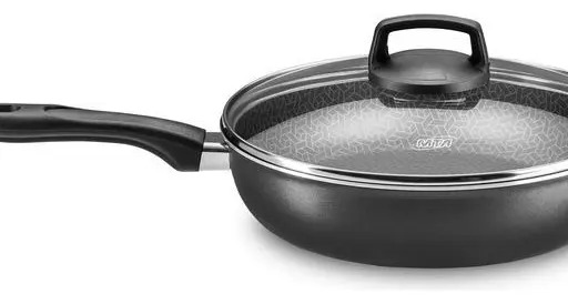 Batería Cocina Olla Cacerola Aluminio Antiadherente Safira 7p Mta Color Grafito