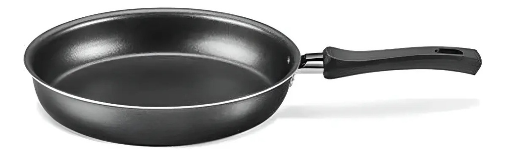 Batería Cocina Olla Cacerola Aluminio Antiadherente Safira 7p Mta Color Grafito