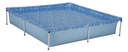 Pileta Estructural Cuadrada Mor 001003 Con Capacidad De 1500 Litros 1.89x 1.89 M Azul Azul