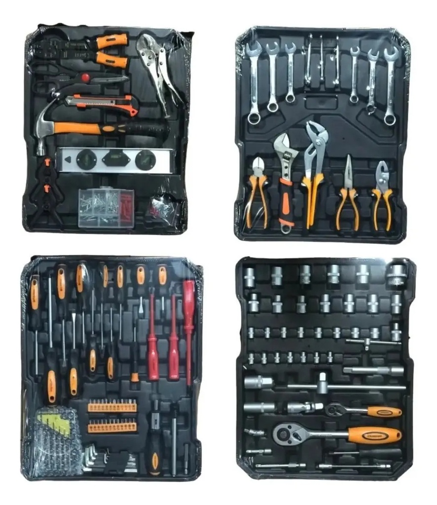 Maletín Portátil Set Herramientas Lusqtoff 245 Pz Juego Kit
