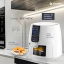 Freidora De Aire Suono Led Digital Air Fryer 3.8 L 1450 W Cp Color Blanco