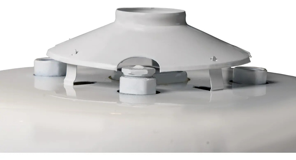 Termotanque Gas Envasado Ecotermo Populi 100lts C/superior. Blanco
