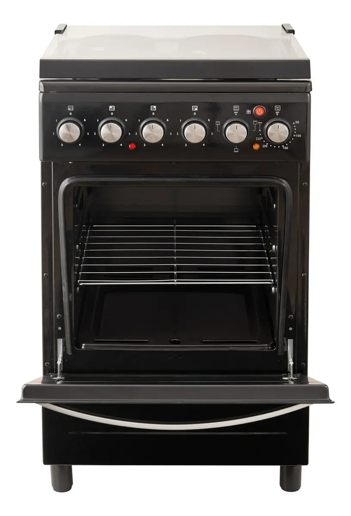 Cocina Eléctrica Kanji Kjh-ekb001v 50cm Grill Color Negro