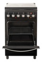 Cocina Eléctrica Kanji Kjh-ekb001v 50cm Grill Color Negro