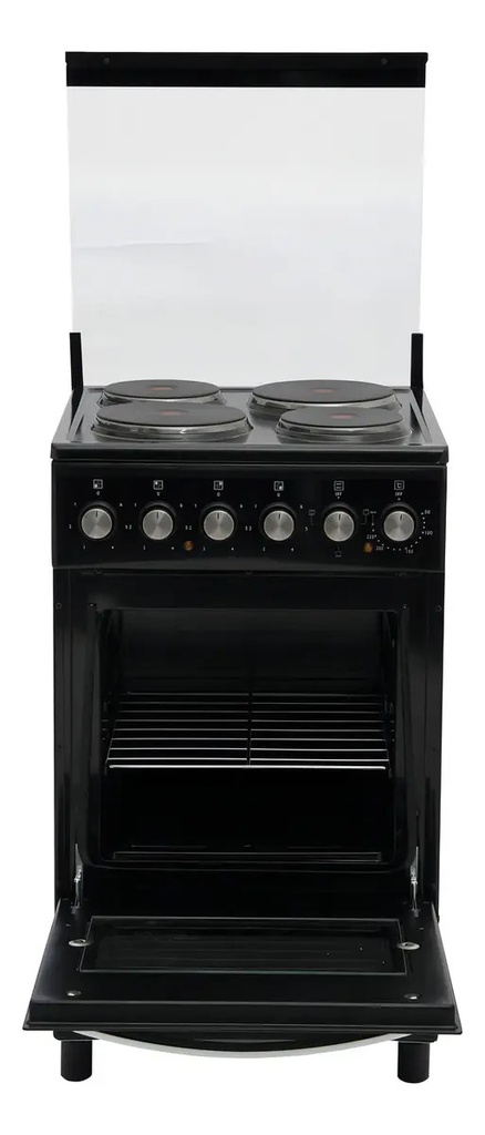 Cocina Eléctrica Kanji Kjh-ekb001v 50cm Grill Color Negro