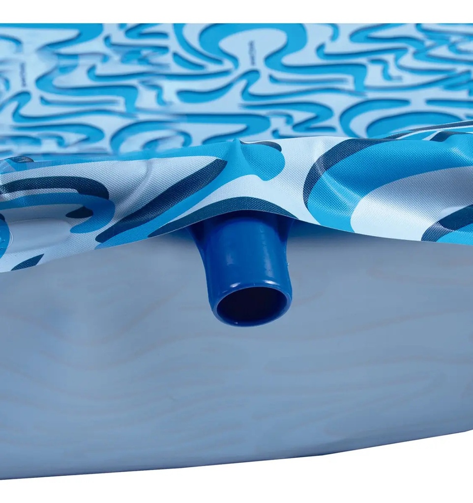Pileta Estructural Rectangular Mor 001002 Con Capacidad De 1000 Litros 1.26x1.89 M Azul Agua
