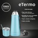Termo Electrico Que Calienta El Agua Peabody Pe-eta1001c 1 Litro Color Celeste