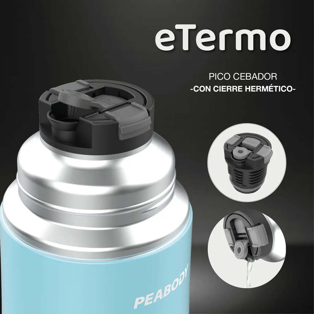 Termo Electrico Que Calienta El Agua Peabody Pe-eta1001c 1 Litro Color Celeste