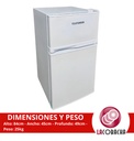 Heladera Con Freezer Telefunken Blanca 110l + Accesorios Color Blanco