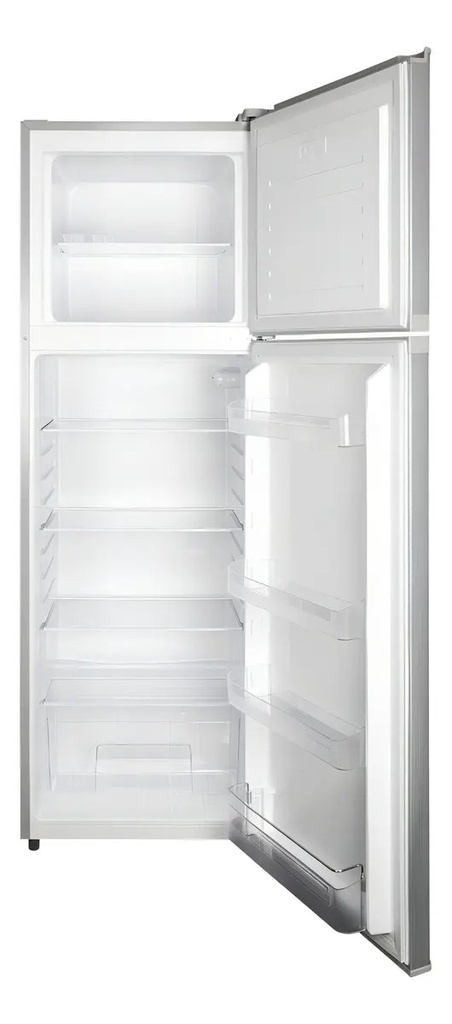 Heladera Con Freezer 410l Telefunken Luz Interior+accesorios Color Gris