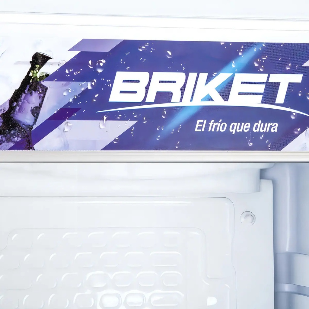 Heladera Exhibidora Briket M4300 Tm Ls Hc A1 417 Lts Color Gris