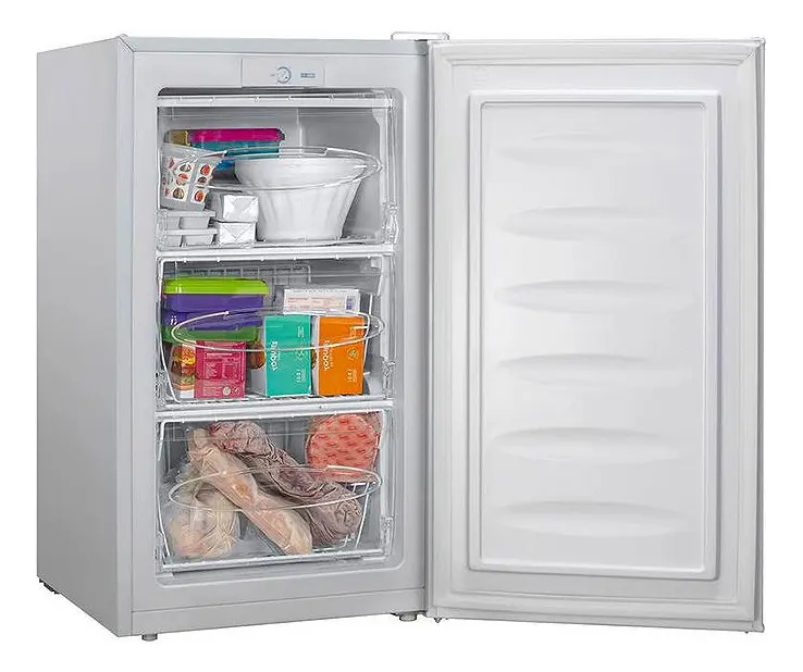Freezer Vertical Telefunken 90lts Tk-80fvs Bajo Mesada Color Silver