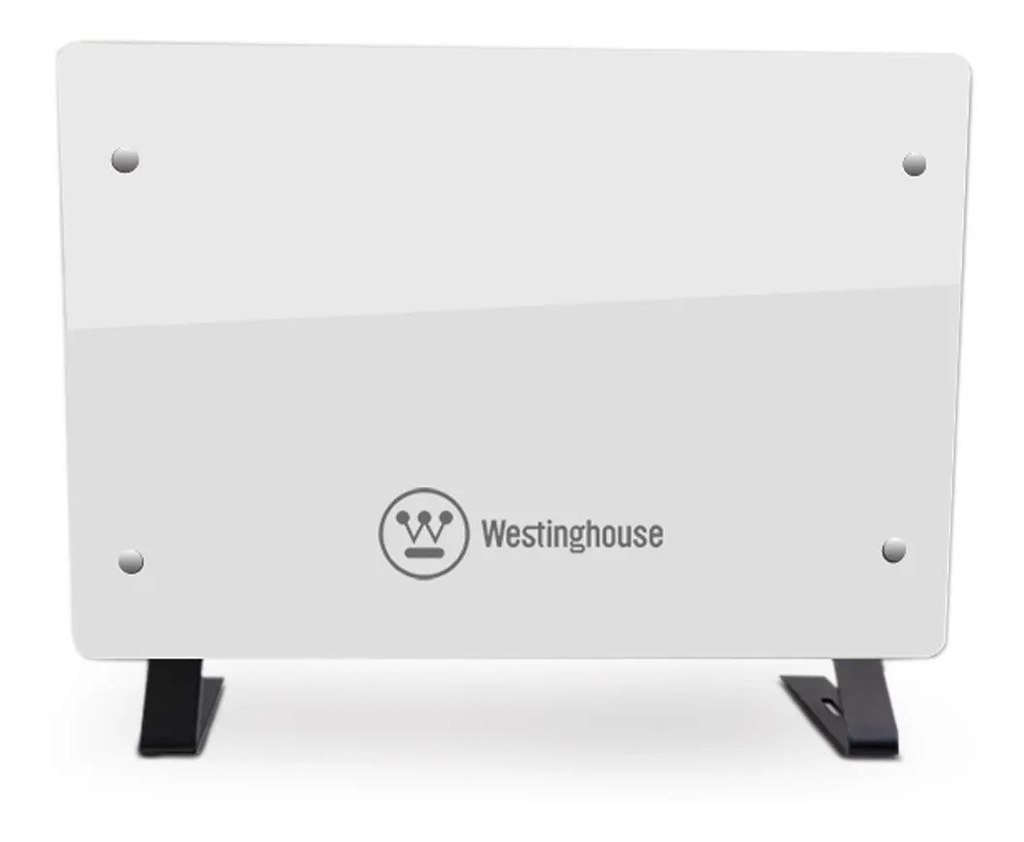 Vitrocalefactor Westinghouse 2000w Estufa De Vidrio Templado Color Blanco