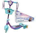 Monopatin 3 Ruedas Frozen Disney C/ Canasto Luz Y Sonido Color Celeste Y Violeta