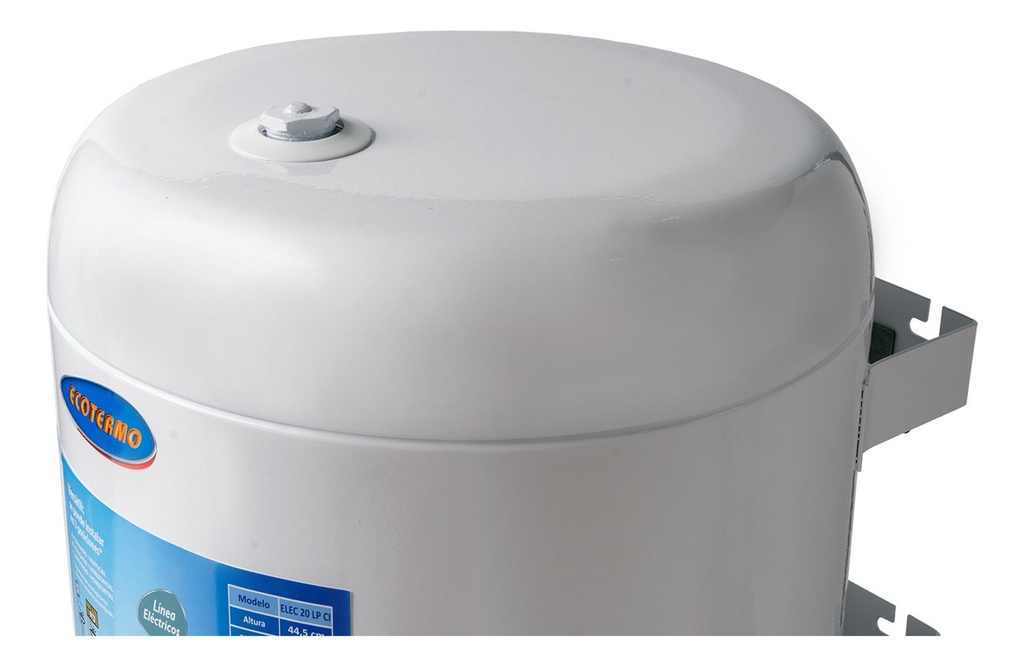 Termotanque Electrico Ecotermo 20 Litros Conexion Inferior Blanco