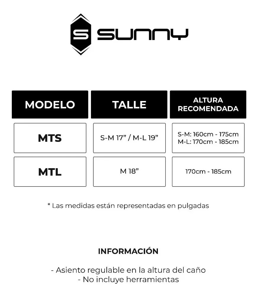 Bicicleta Sunny Mts 290 R29 21v Aluminio Negro/rojo Shimano Negro/rojo Sm