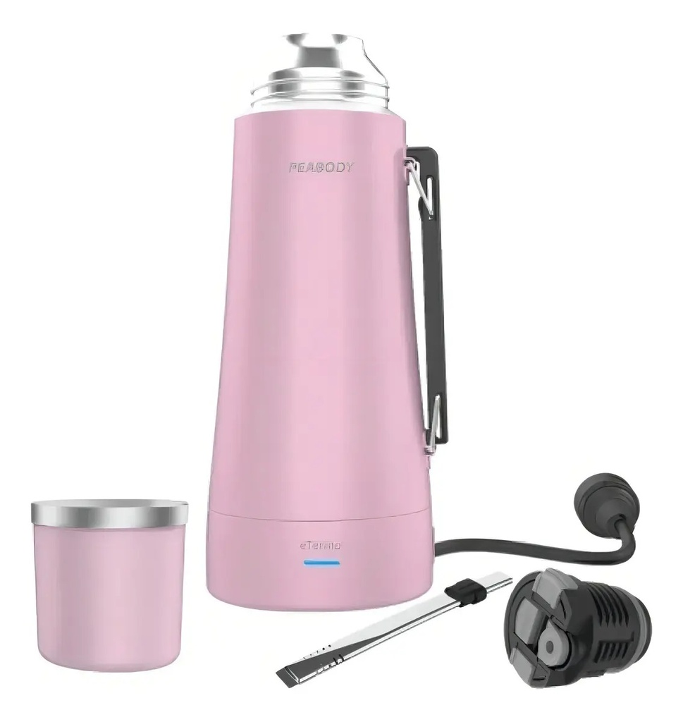 Termo Peabody Etermo Pe-et1001p De Acero Inoxidable 1l Rosa