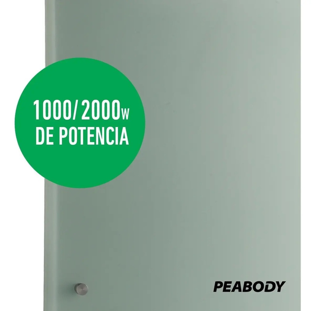 Panel Calefactor Eléctrico Peabody Pe-vqm20 Blanco 220v P1 Blanco