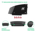 Calefactor Split Peabody Pe-cv20 C/remoto Digital Touch Color Negro