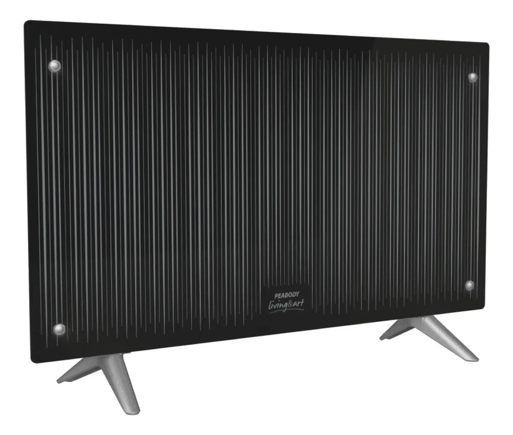 Vitroconvector Panel Calefactor Peabody Pe-vc20rn 2000w Negro