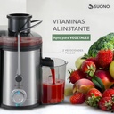 Extractor Exprimidor De Jugo Eléctrico Suono 500w 450 Ml Color Plateado