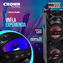 Parlante Crown Mustang Djs-1002bt Portátil Con Bluetooth Negro