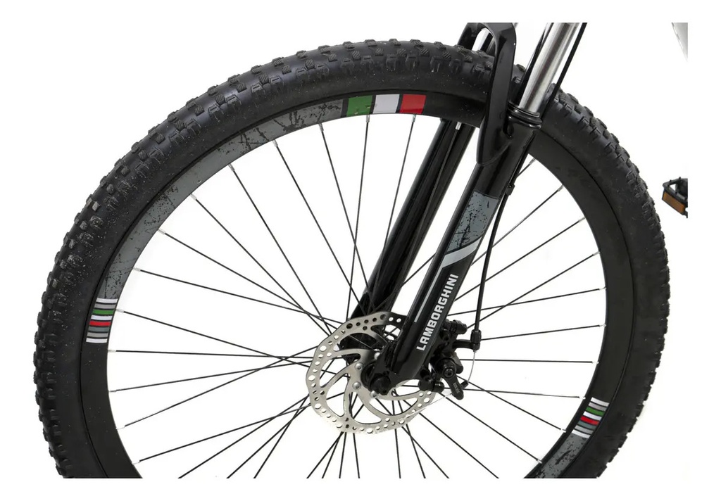 Bicicleta Mountain Bike Lamborghini 217138 R29 Tamaño Del Cuadro M Color Gris
