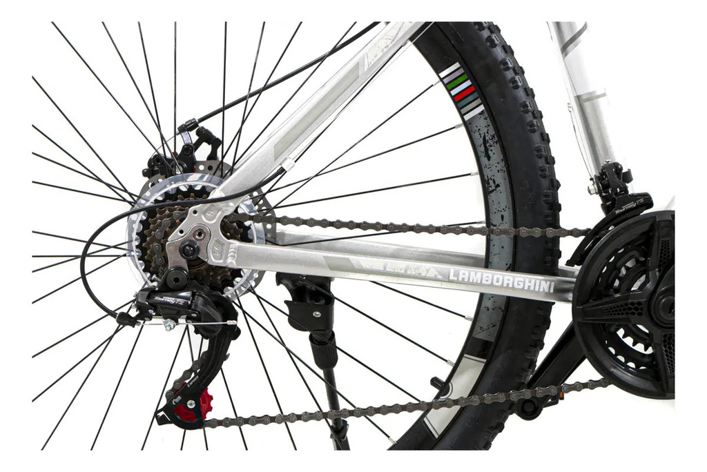 Bicicleta Mountain Bike Lamborghini 217138 R29 Tamaño Del Cuadro M Color Gris