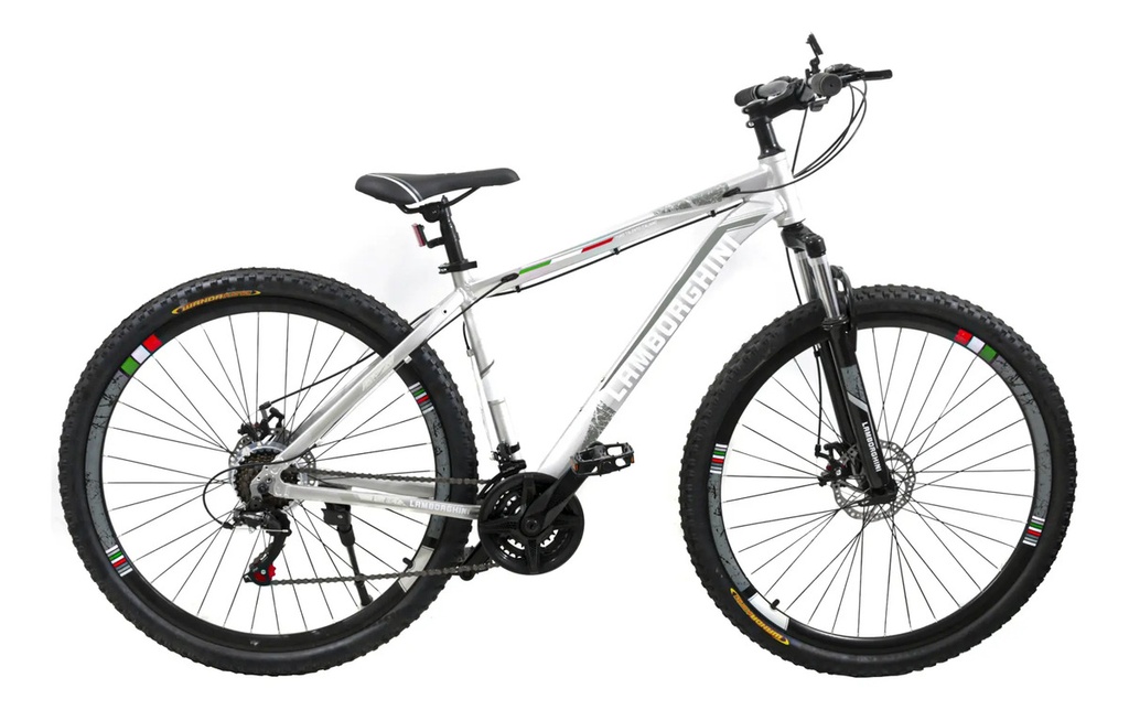 Bicicleta Mountain Bike Lamborghini 217138 R29 Tamaño Del Cuadro M Color Gris