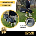 Cortadora Césped Konan 1600w 1hp Con Bolsa Recolectora 38 Cm Negro