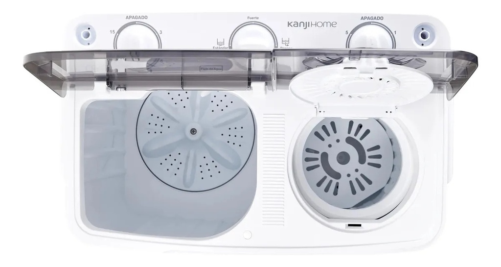 Lavarropas Semi Automático Kanji Xpb55-655s Carga Superior 5 Kg 220 V Color Blanco