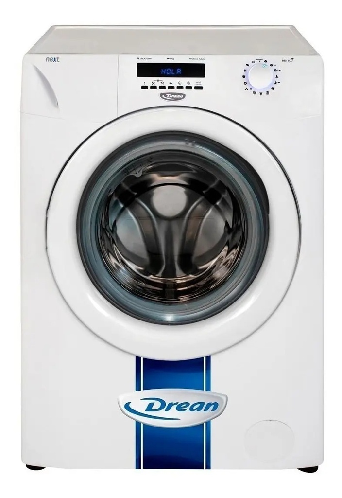 Lavarropas Carga Frontal 6 Kg Blanco Drean Next 6.08 Eco