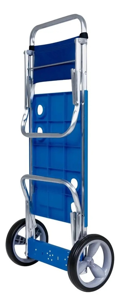 Mor 2495 Carrito Mesa Plegable Porta Sillas Aluminio Color Azul