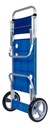 Mor 2495 Carrito Mesa Plegable Porta Sillas Aluminio Color Azul
