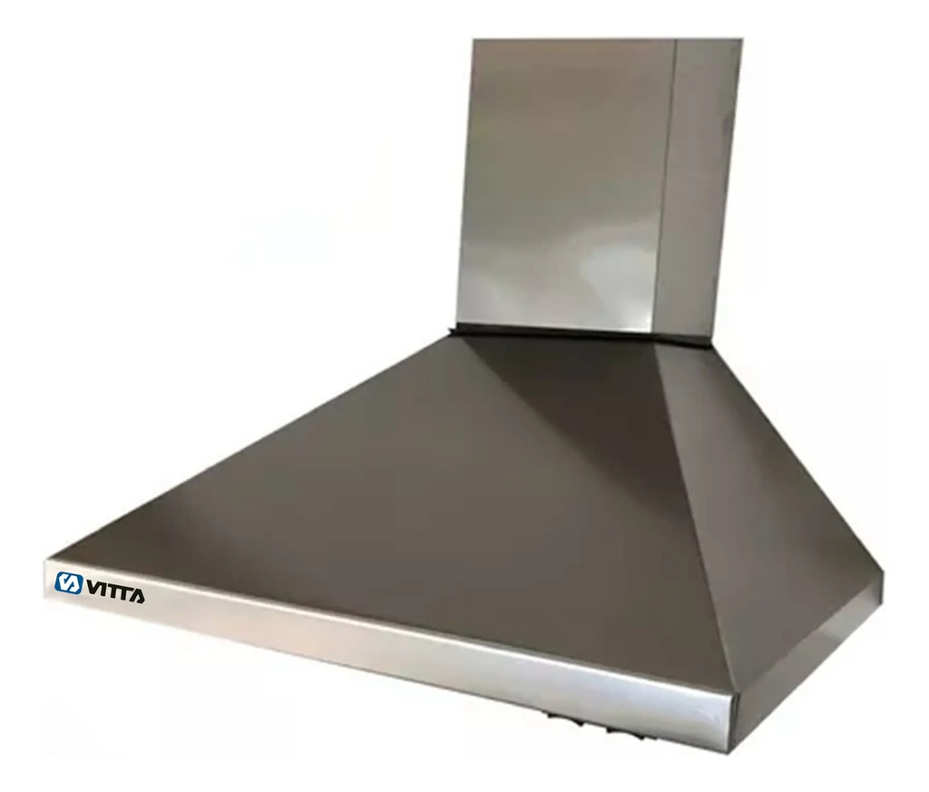 Campana Conica De Cocina Con Salida 3vel Vitta 60 Cm Acero Plateado