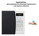 Microondas Samsung 20lts Blanco Me731k-kd Interior Ceramico