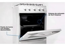 Cocina Escorial Candor Gas Envasado Con Puerta Con Visor Color Blanco